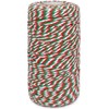 Christmas Twine String Green Red and White Baker String, 2mm,100m,