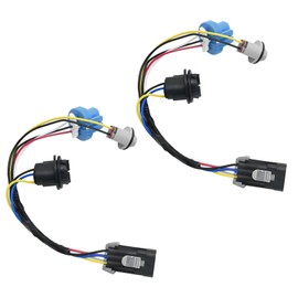 Vkinman 2pcs 22740620 Headlight Wiring Harness, Front Lamp Socket Wire Headlamp Harness Connector, Replacement for Chevy Cobalt 2005-2008 Replacement for Pontiac G5 2007-2009, Replace 22740621 645-205
