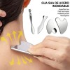 Kit Gua Sha Facial AVENIX de Acero Inoxidable para Masaje