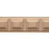 5022-4WHW Unfinished White Hardwood Dentil Trim Moulding