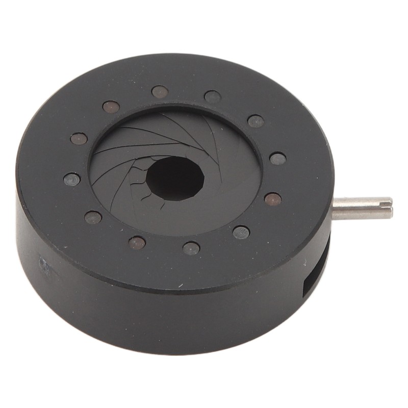 Aperture Diaphragm Manual Adjustable Aluminum 0.5‑15mm 12 Blades Iris Diaphragm