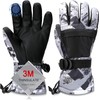 Ski Gloves, Warmest Waterproof and Breathable Snow Gloves for Cold