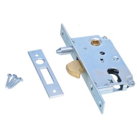 Aqbau® Hook Lock 72/40 for Sliding Door Mortice Lock Sliding Door Lock Sliding Door Lock Sliding Gates Hook Latch Lock Garden Gate Entrance Gate Metal Galvanised