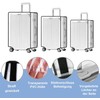 Watproofit PVC Suitcase Cover, Waterproof Protective Cover for Suitcase, Transparent,