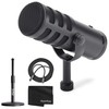 Samson Q9U XLR/USB Dynamic Broadcast Microphone + Desk Microphone Stand
