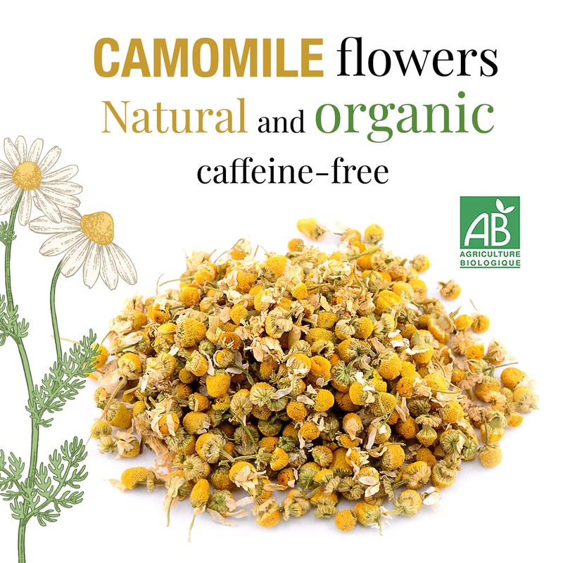 ORIGEENS ORGANIC CHAMOMILE TEA Sourced in Europe, 100g | Camomile