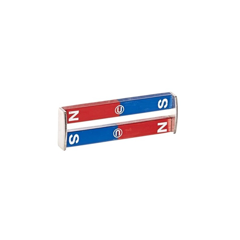 United Scientific™ Alnico Bar Magnet | 3" Long, Pair, Blue/Red,