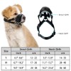 SlowTon Dog Muzzle, Update More Comfortable Prevent from Biting Barking