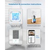 INSEETECH 2K Indoor Video Calling Camera with 2.8" IPS Screen,
