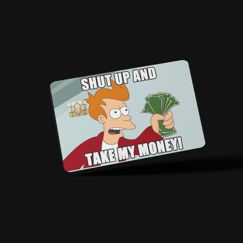 Funny Debit Card Sticker, Credit Card Covers Skin, Debit Card