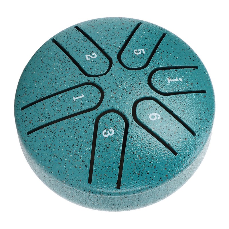 Mini Steel Tongue Drum 3 Inch 6 Notes Worry Free