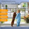 Todays Kids 4 Pack Sliding Door Locks - Child Proof