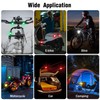 4PCS Wireless LED Strobe Lights with Remote Control, 8 Colors