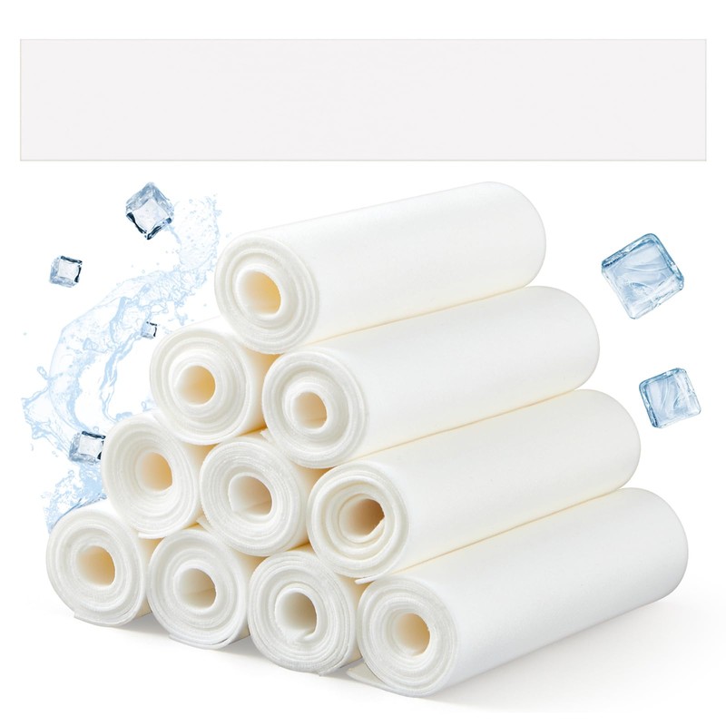 Toulite 10-Pack Reusable Cooling Bra Liners for Sweat for Boob