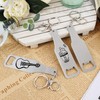 Framendino, 8 Pack Stainless Steel Bottle Opener Keychain for Beer