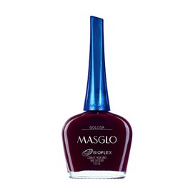 MASGLO Nail Polish Red Golosa/Playful - Esmalte tradicional Rojo Golosa 0.5 Fl. Oz.