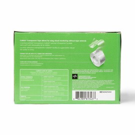 CUARD Tear-to-Fit Clear Plastic Tape, 2 Inch x 10 Yards per Roll, Box of 6