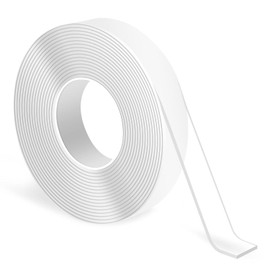 COSIMIXO Nano Tape, Clear Heavy Duty Double Sided Tape, 2mm x 1.5cm x 5m, Double Sided Mounting Tape, Wall Tape, Waterproof, Reusable, For Hanging Photos, Posters, Carpets, Photo Decor