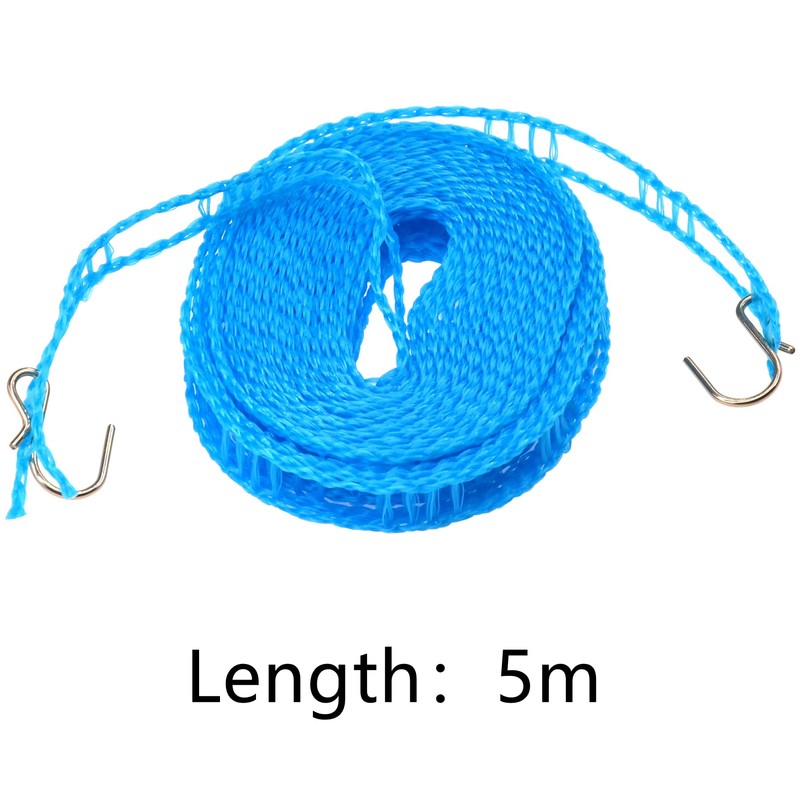 4 PCS 5 Meters Portable Travel Clothes Lines, Washing Line