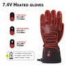 Smilodon Heated Gloves, Unisex Rechargeable Battery Powered Electric Heating Glove