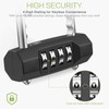 KeeKit Combination Padlock, 4 Digit Resettable Combo Lock with Adjustable