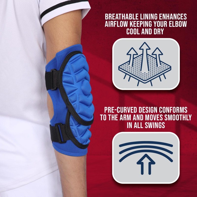 Exxact Sports Defender Plus Softball Elbow Guard Baseball, Batters Baseball
