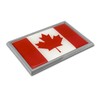 Elektroplate Premium Canadian Maple Leaf Flag Flag All Metal Chrome