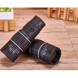 16X52 Monocular Scope Portable HD Spotting Scope Telescope Universal Mobile Phone Adapter for Bird Watching Wildlife View