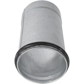 Repa Market 4" Inch Male to Female Metal Pipe Coupler 6" Inches Long - Round HVAC Ducting Joiner - Seamless Straight Ventilation Channel Connections - Perfect for Retrofit and Extensions