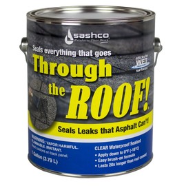 Sashco 14004 Gallon Clear Roof Sealant