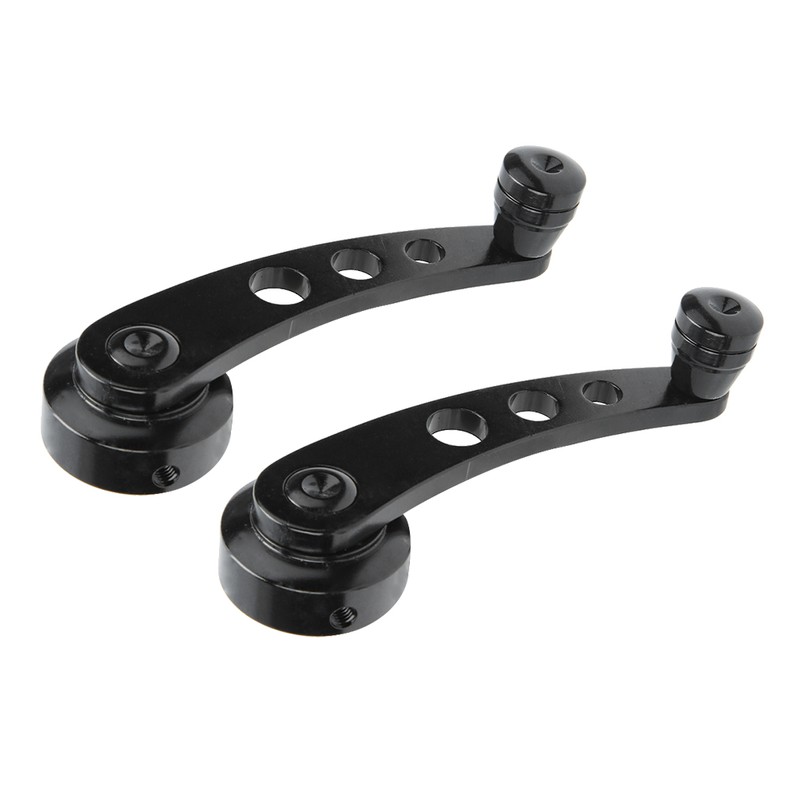 3in Black CNC Aluminum Alloy Window Winder Crank Handle Kit