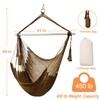 Lazy Daze Hammock Chair Caribbean Hanging Rope Swing Chair, 40"