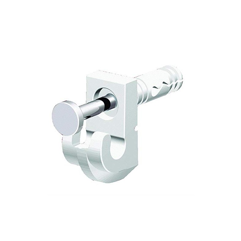 ClosetMaid 1770 Wire Shelving Back Wall Clips for Drywall Installation,