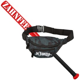 Sports Set Red Baseball Bat with Bum Bag Zahnfee Aluminium 26 Inches
