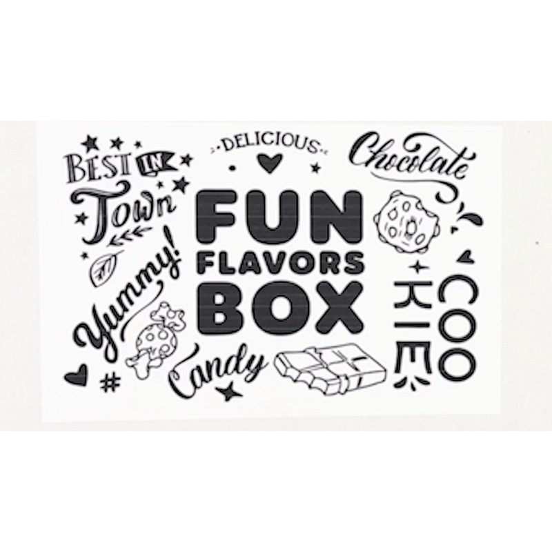 Fun Flavors Box Valentine’s Candy Gift Box Snack Care Package