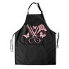 Hair Stylist Apron Hairstylist Salon Apron with Pink Glitters Tools