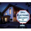 Homebrite Solar Powered Waterproof Home Security LED Deck, Yard Sign