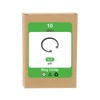 sourcing map 10Pcs 50mm Internal Retaining Ring Circlip, 65 Mn
