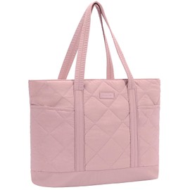 VX VONXURY Tote Bag for Women, Puffer Handbag with Multi Pockets Large Quilted Shoulder Bag Lightweight Hobo Work Bag For Shopping School Travel