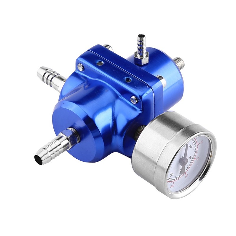 Fuel Pressure Regulator, Universal Adjustable Fuel Pressure Regulator 0-140 PSI