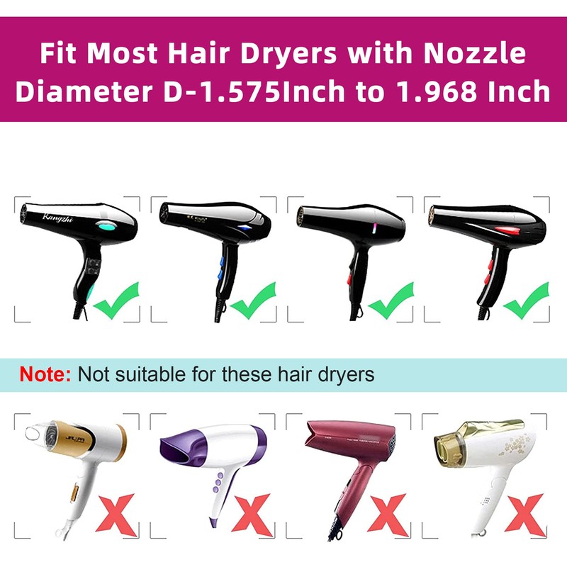 Collapsible Silicone Hair Dryer Diffuser - Travel and Easy Storage
