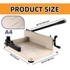 DEFNES Heavy Duty Paper Cutter, Guillotine Paper Cutter, A4 12"