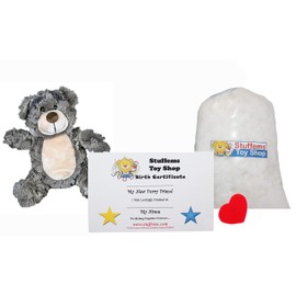 Make Your Own Stuffed Animal Mini 8 Inch Grahm The Cracker Bear Kit - No Sewing Required!