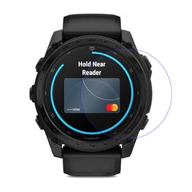 LOKEKE Compatible with Garmin Tactix 8 47mm Tempered Glass Screen Protector, Premium Tempered Glass Screen Film Protector Compatible with Garmin Tactix 8 47mm Made From Real Glass