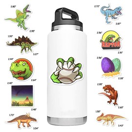SUSIHI Dinosaur Stickers for Boys Dinosaur Stickers for Kids Dinosaur Stickers for Water Bottles Dinosaur Vinyl Stickers Waterproof Stickers for Laptop(50 Pcs)