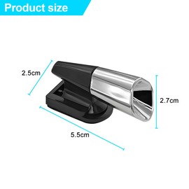 JNNJ 4 x Car Wildlife Warning Whistle, Ultrasonic Wild Warning Device, Alarm Horn for Repelling Animals, To Avoid Collisions, Protection for Cars, Trucks and Motorcycles (Silver)