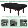 ohbien 8 ft Pool Table Cover with Drawstring, 210D Waterproof