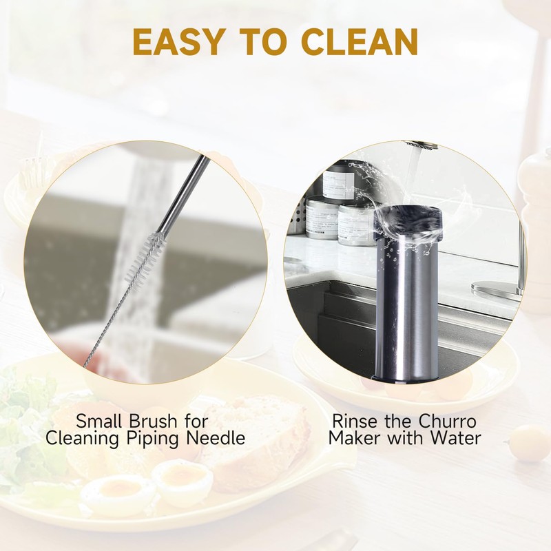 Stainless Steel Churro Maker, Churro Making Kit, Churro Gun, Churro