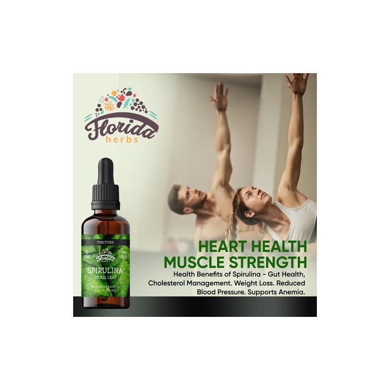 Florida Herbs Tinctura Spirulina Orgánica 700mg