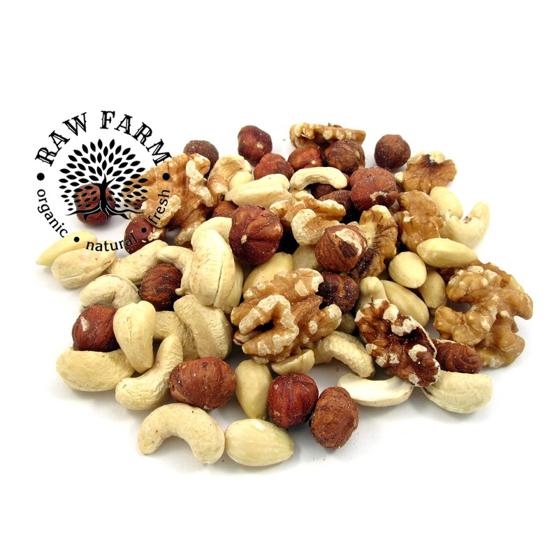 1 kg Raw Mixed Nuts - Hazelnut, Almond, Cashew, Walnut